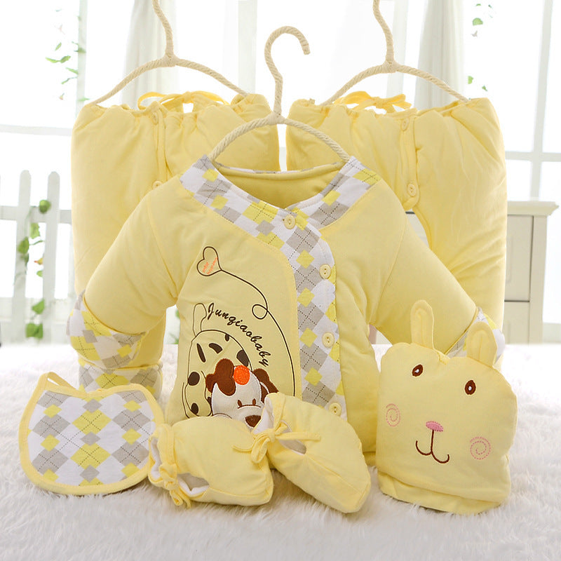 Baby cotton six piece dog models newborn infant newborn BD201 winter cotton padded jacket
