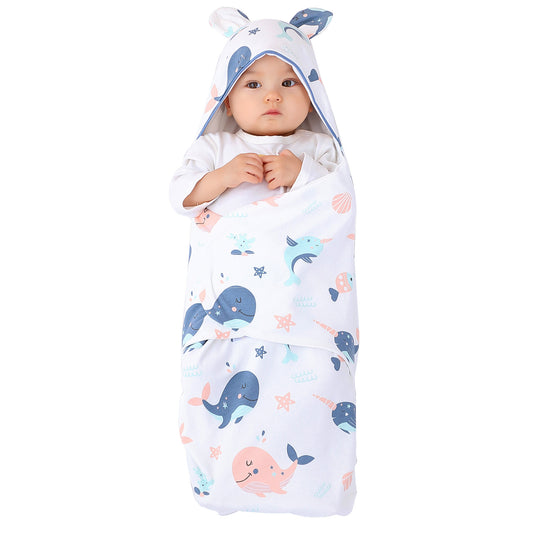 Newborn Baby Delivery Room Butterfly Swaddle Sleeping Bag Pure Cotton