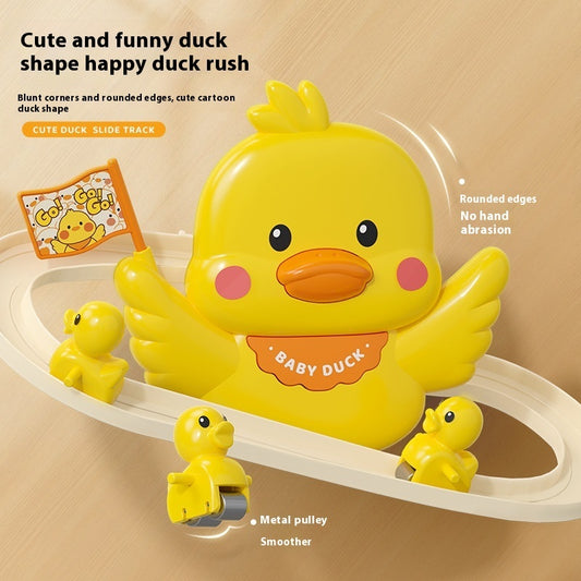 Cheering Duck Automatic Stair Climbing Children's Assembled Electric Track