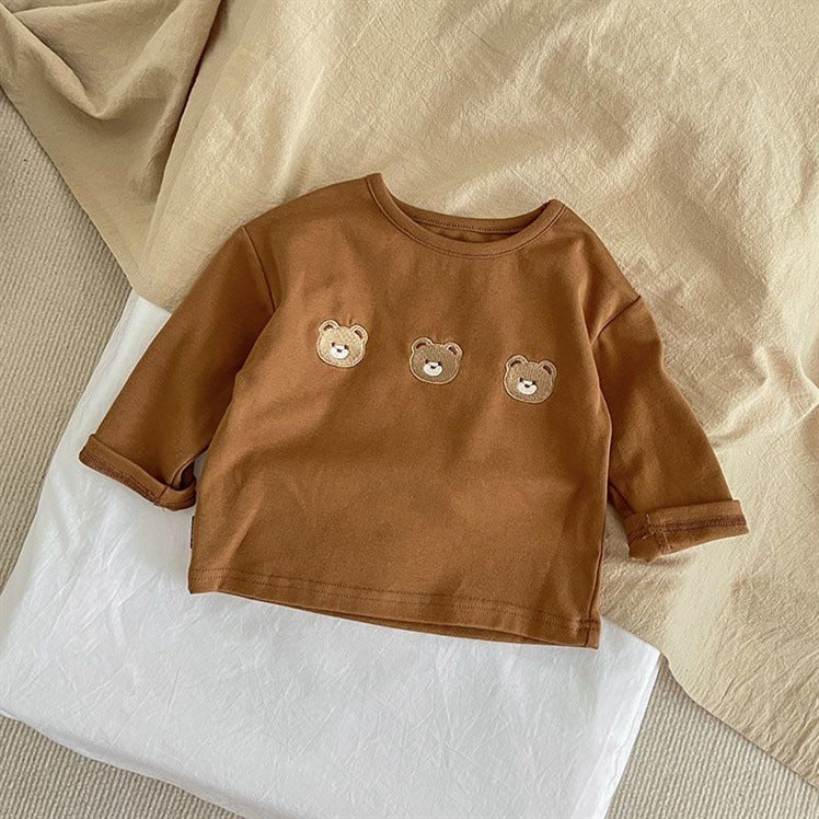 Baby Long-Sleeve Cartoon T-Shirt Autumn Outfit