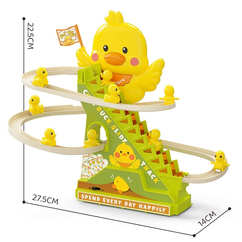 Cheering Duck Automatic Stair Climbing Children's Assembled Electric Track