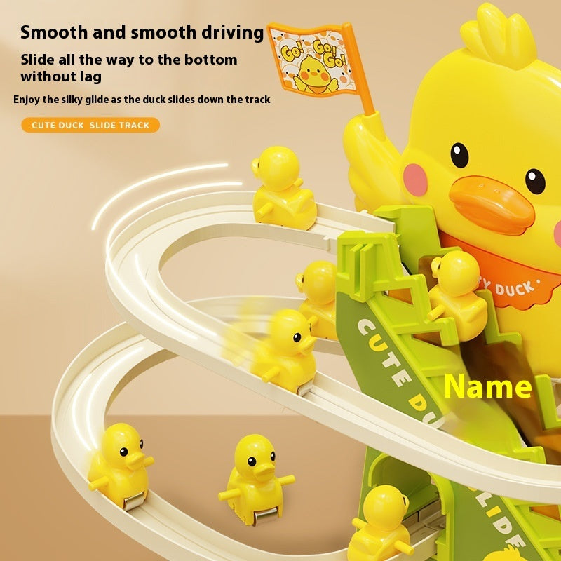 Cheering Duck Automatic Stair Climbing Children's Assembled Electric Track