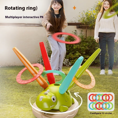 Multifunctional Three-in-one Dinosaur Exercise Machine Children's Ring Throwing Skipping Rope Skyrocket Indoor Outdoor Training Sports