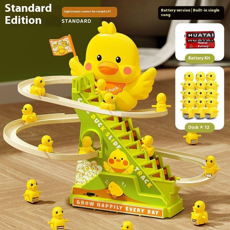 Cheering Duck Automatic Stair Climbing Children's Assembled Electric Track