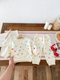 Colored Loving Heart Fashionable Sweater Baby Comfortable Two-piece Suit