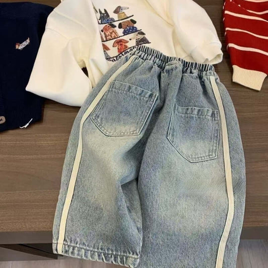 Children's Jeans Spring And Autumn Loose
