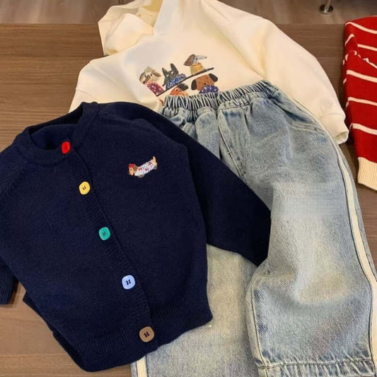 Children's Jeans Spring And Autumn Loose