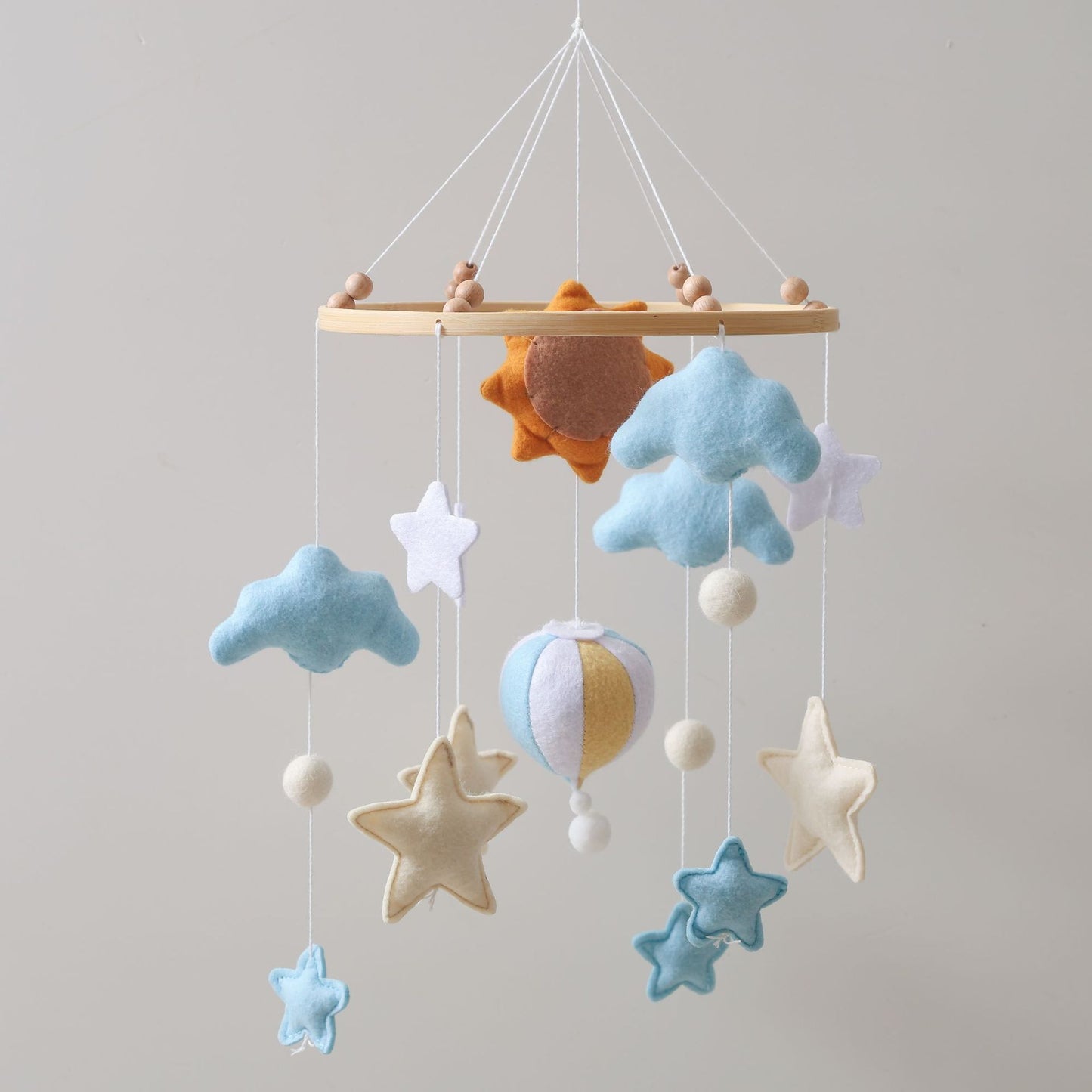 Baby Bed Bell Pendant Wind Chime Animal Crib Hanging Rattle Newborn Comfort Toy