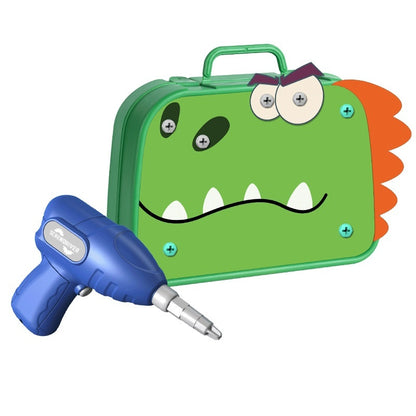 Children Screw Puzzle Toy Assembled Electric Drill DIY Simulation Repair Disassembly Toolbox