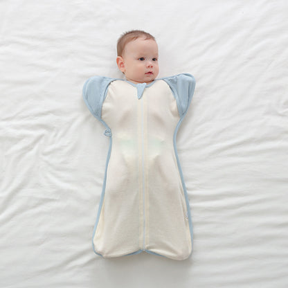 Baby Sleeping Bag Surrender Breathable Dual-use Newborn Organic Cotton Anti-kicking Blanket Leggings Swaddling Anti-startle